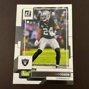 Charles Woodson: Oakland Raiders, Cornerback 2022 Panini Donruss Football #290